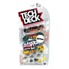 Skate De Dedo Tech Deck Ultra Dlx Pack C/ 4 Skate Sunny 2891