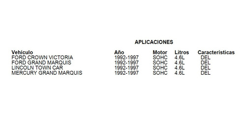 Maza Balero Mercury Grand Marquis 1992 - 1997 4.6l Del Abs Foto 6