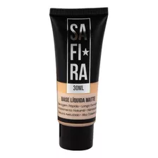 Base De Maquiagem Líquida Safira Base Líquida Matte Tom 02 - 30ml