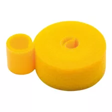 Velcro Doble Faz 25 Mts X 50mm Ancho.amarillo. Amarra Cables