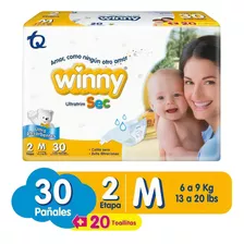 Pañales Winny Ultratrim Sec Sin Gén - Unidad a $973