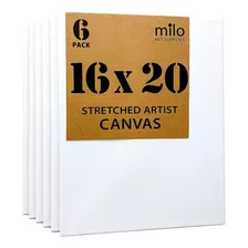 Milo - Lienzo Para Artista, 16.0 X 20.0 in, 6 Unidades