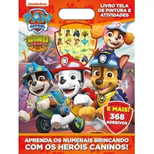 Patrulha Canina Livro Tela De Pintura E Atividades, De () On Line A. Editora Ibc - Instituto Brasileiro De Cultura Ltda, Capa Mole Em Português, 2022