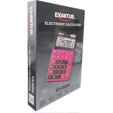 Calculadora Exaktus Ex-20rn Rosa/negro