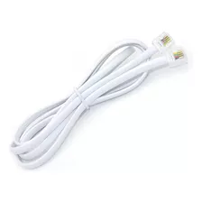 Cable Plano De Linea Telefono 2mts Rj11 4 Hilos 