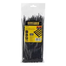 Precintos De Nylon X 100u Reforzados 9967618 3.6x150mm Negro