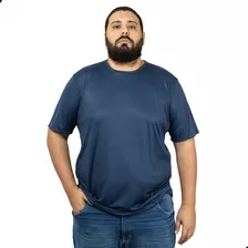 Kit 10 Camisetas Básica Masculina Plus Size Lisa Fria