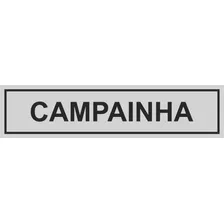 Placa De Sinalização Campainha