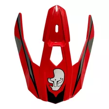 Pala Capacete Ims Racing Modelo Army Vermelho E Cinza