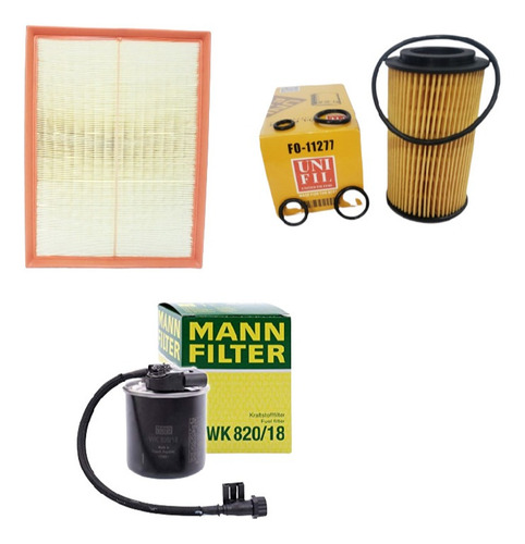 Kit Filtros Mb Sprinter Om651 2.1tdi 12-19 Aire Aceit \u0026 Dies Foto 2