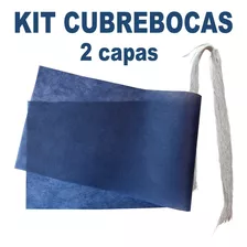 Kit Cubrebocas Desechable 2 Capas Polipropileno 1,000 Piezas