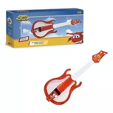 Guitarra Infantil Musical Super Wings Com Luzes F00051 Fun 