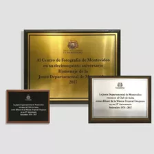 Placa Reconocimiento Personalizada, Tamaño 3 (mediana)