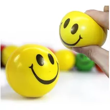 Kit 5 Bolinhas Amarela Smile Bem Estar Antistress Massagista