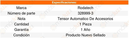 Tensor Accesorios New Yorker 3.8l V6 91_93 Rodatech 5657691 Foto 2