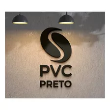 Logo Pvc Da Sua Empresa 80 X 80cm C/ Molde Para Instalação
