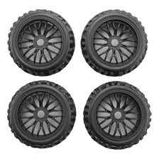 Neumáticos Con Aros Hexagonales De 17mm P/auto A Control Rem