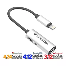 Adaptador Lightning A Jack 3.5mm Audifono Spektra