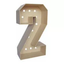 Luminaria Numeros 245 Com 60 Cm