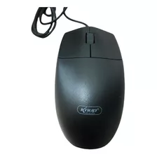 Mouse Óptico Fio Usb 1000dpi 3 Botões Kp-mu009 Preto Knup