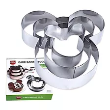 Moldes Cortantes Para Tortas Mickey - Set De 3