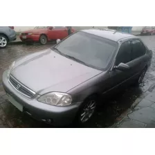 Honda Civic Lx 1.6 16v Manual Á Gasolina Cinza Ano 2000