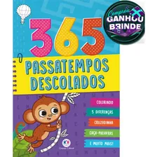 Livro 365 Passatempos Descolados Crianças Filhos Infantil