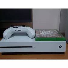 Xbox One S 1tb C/ 1 Controle +1 Jogo Gta V. Usado. Com A Caixa Original! 