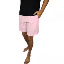 Bermuda Short Praia Liso Masculino Mauricinho Varias Cores