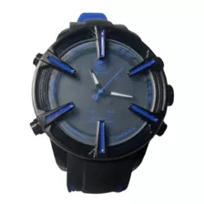 Relógio Masculino Casual Ana-digi Shark Ds026 Preto E Azul