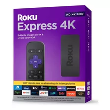 Convertidor A Smart Tv Roku Express 4k + Control Remoto