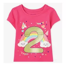 Camiseta Estampada #2 Para Cumpleaños Niñas