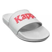 Ojotas Kappa Authentic Caesar Hombre Blanco Rojo