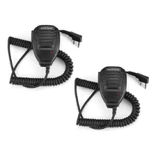 X2 Microfono Pera Auricular Altavoz Walkie Talkie Baofeng