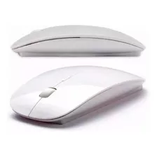 Mouse Ultra Fino Slim Inalámbrico Windows Mac Clicshop Color Blanco