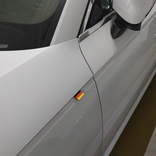 Kit Emblema Bandera Alemania Para Cofre Y Puerta Bmw Audi Vw Foto 2