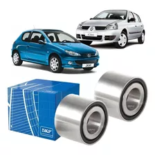 Par Rolamento Roda Traseira Clio 2004 2005 2006 2007 Sem Abs