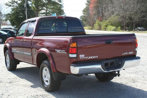 00-06 Toyota Tundra Manija Exterior Tapa Trasera Corrugada Foto 6