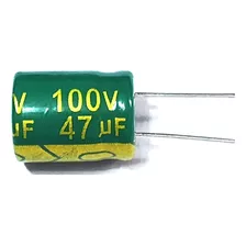 50x Capacitor Eletrolítico 47uf X 100v 105° 50 Peças