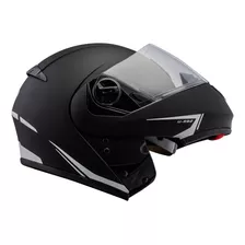 Capacete Peels U-rb2 Classic Robocop Articulado Preto Fosco