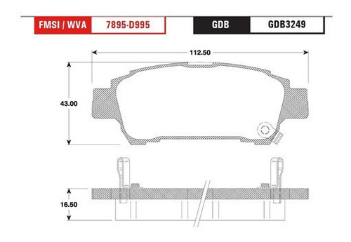 Balata Trasera Low Trw Toyota Sienna 2009 Foto 2