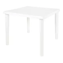 Mor Mesa Plástica Quadrada Desmontável Mor Cor Branco