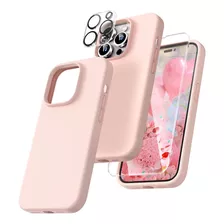 Funda Tocol 5 En 1 Para iPhone 13 Pro Max-rosado