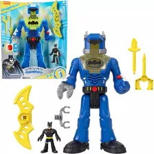 Imaginext Batman Robô De Batalha Azul C/ Boneco Hgx98