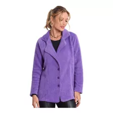 Casaco Tweed Favo Feminino Endless Roxo