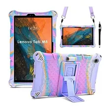 Funda Para Lenovo Tab M8 Fhd 8705f/8505f Correa+lapiz Multic