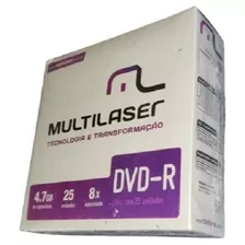 Kit C/ 400 Dvd-r 4.7gb 8x Multilaser C/ Envelope