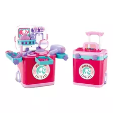 Set De Maquillaje Juguetes Luces Y Música Con Maleta Niñas