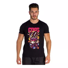 Camiseta Algodão Estampa Localizada Masculina Adultos Funy