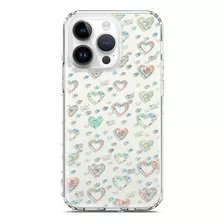 Funda Coolwee Para iPhone 14 Pro Max Crystal Heart